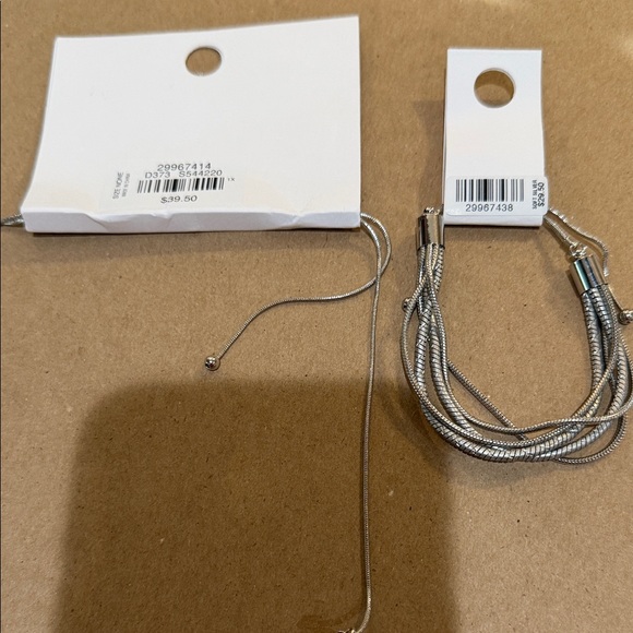 LOFT Multi-Strand Silver Necklace - Picture 4 of 5